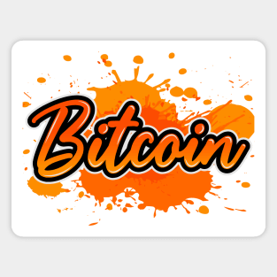 bitcoin street art Magnet